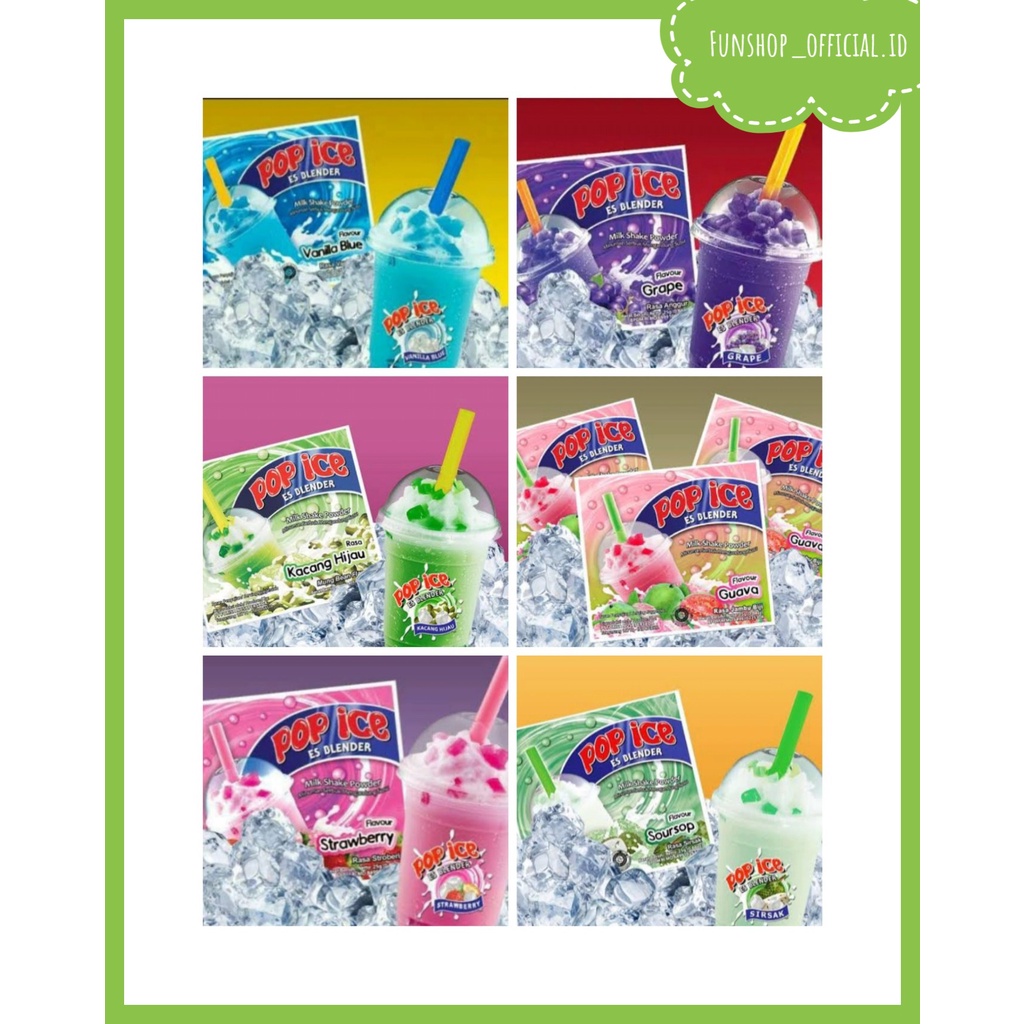 Jual Pop Ice All Varian Rasa Renceng 10 Pcs Shopee Indonesia