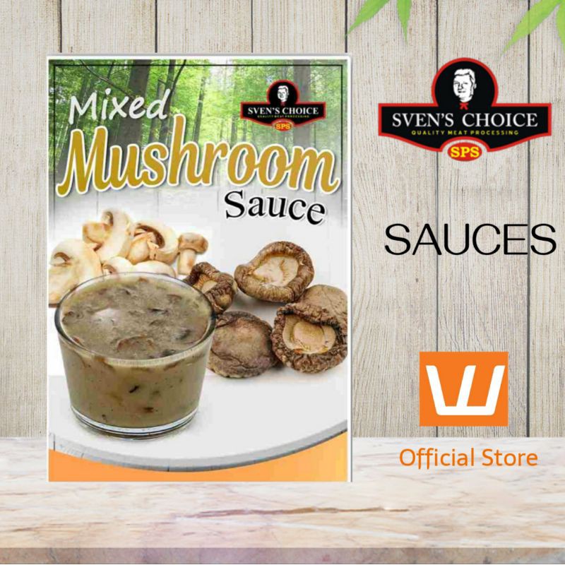 

SAUS JAMUR SVEN'S CHOICE MIXED MUSHROOM SAUCE PREMIUM 80g