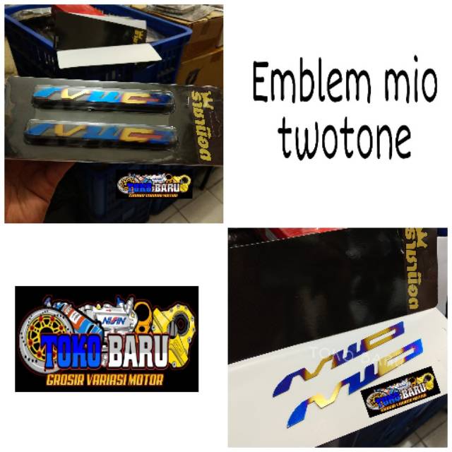 Emblem stiker logo mio twotone