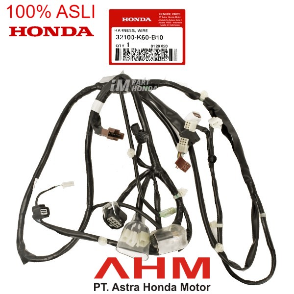 32100-K60-B10 Kabel body utama Vario 125 LED 2015 - 2017 Tipe ISS