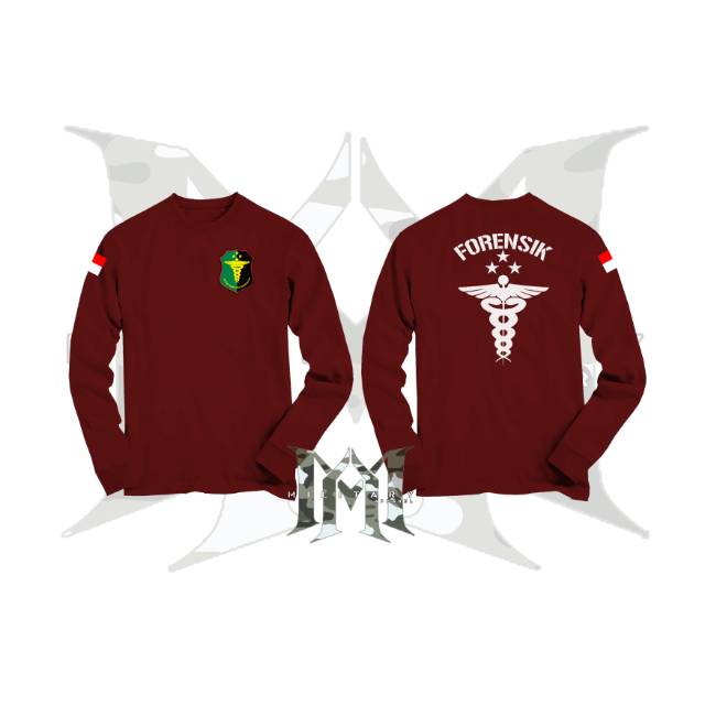 Baju kaos panjang FORENSIK | Justice/keadilan