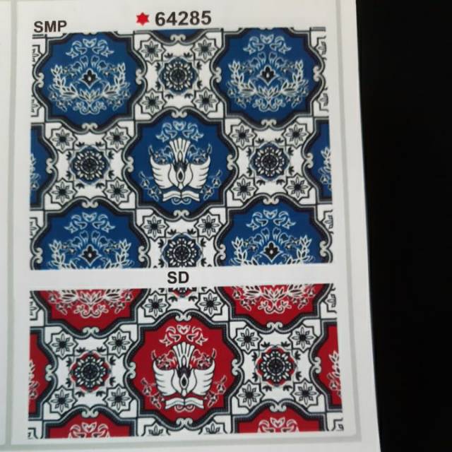 Kain batik seragam sekolah SD SMP 64285
