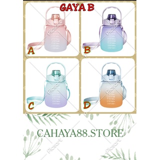 Botol Minum Viral Lucu Gemoy Motivasi Gradasi 1,3 Lt Stiker Dan Non Stiker