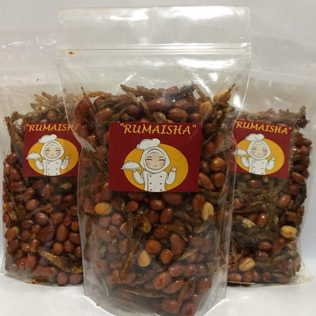 

Kering Teri Kacang Pedas Gurih Manis