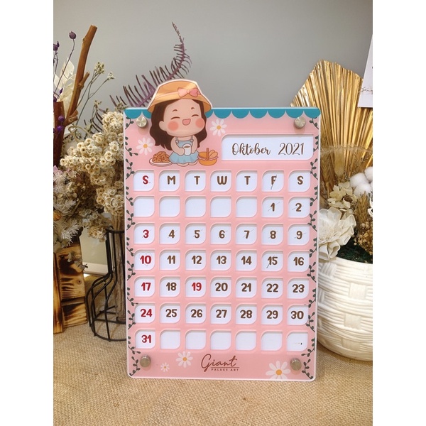 

KALENDER ACRYLIC PORTABLE