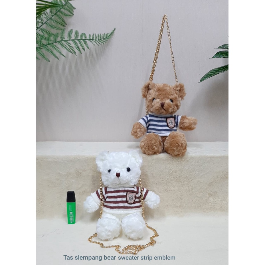 TOYSOPEDIA Tas Selempang Bear Bunga/Slingbag teddy bear