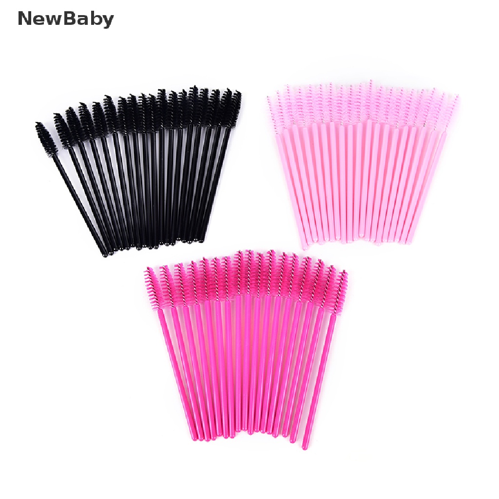 50pcs Brush Aplikator Maskara Sekali Pakai