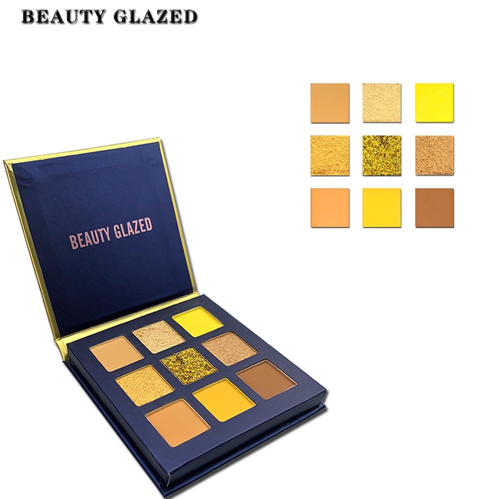 Beauty Glazed Eyeshadow Palette 9 Warna Lengkap  Makeup Mata Kosmetik Kecantikan Wanita