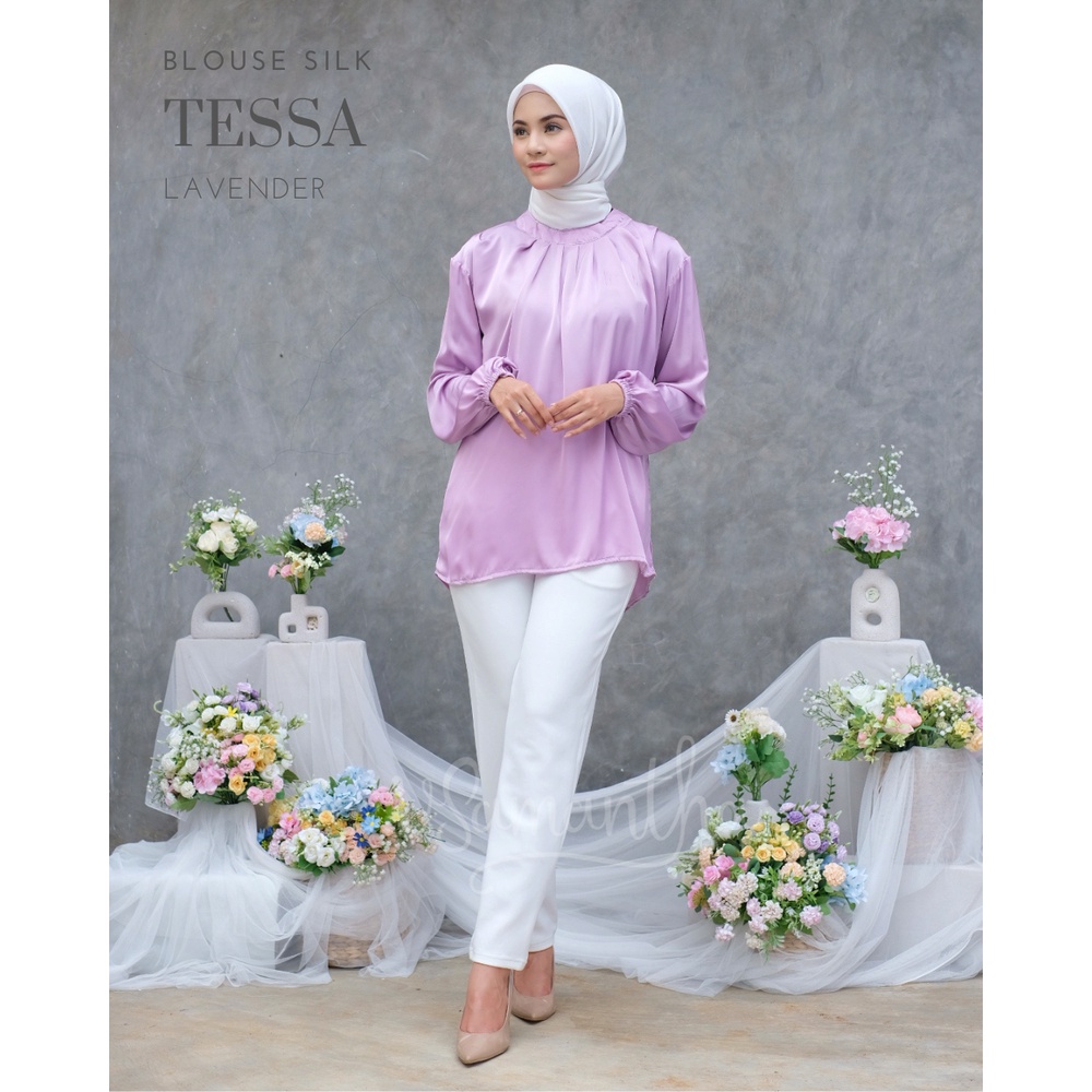 Blouse Silk Tessa / Top / Atasan