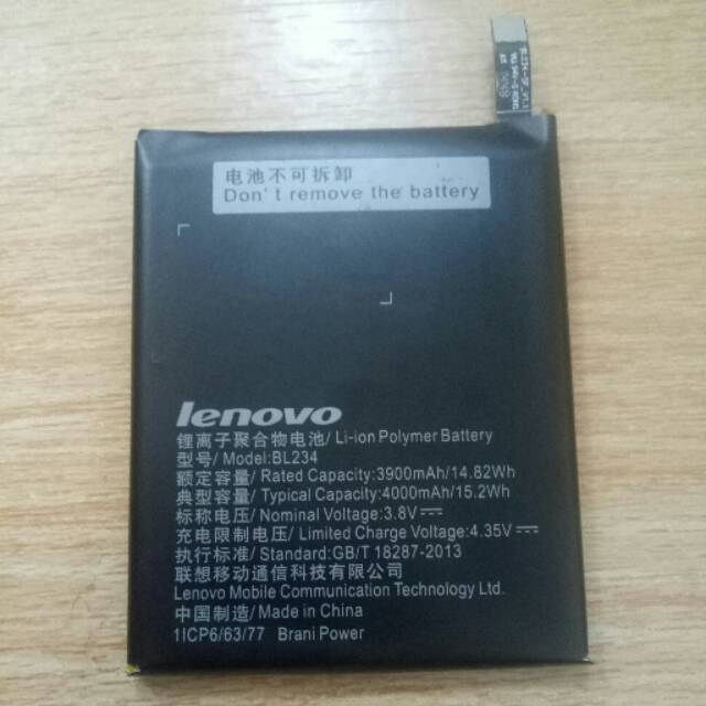 Baterai Soket Lenovo BL234