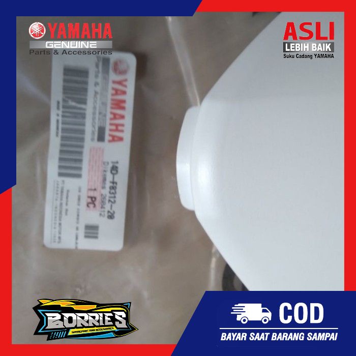 LEG SHIELD 14D-F8312-20 COVER KONTAK YAMAHA MIO SOUL KARBU PUTIH PART