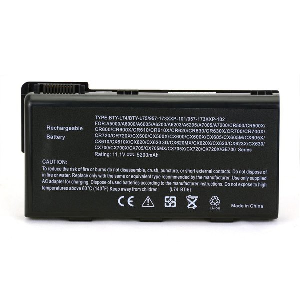Battery Baterai MSI A5000 A6000 A6200 CR600 CX600 CR700 CX700 batlmsi1