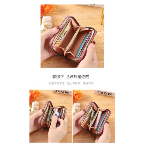 EV D 009 dompet Koiin Wanita Trendy  Korea  import