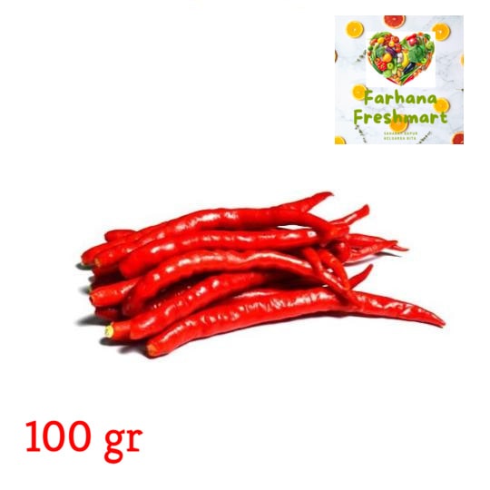 

JUAL MURAH CABE MERAH KERITING PETIK 100 GR