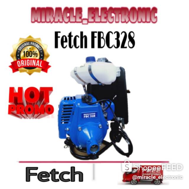 Mesin Potong Rumput Portable 2 Tak FETCH FBC328