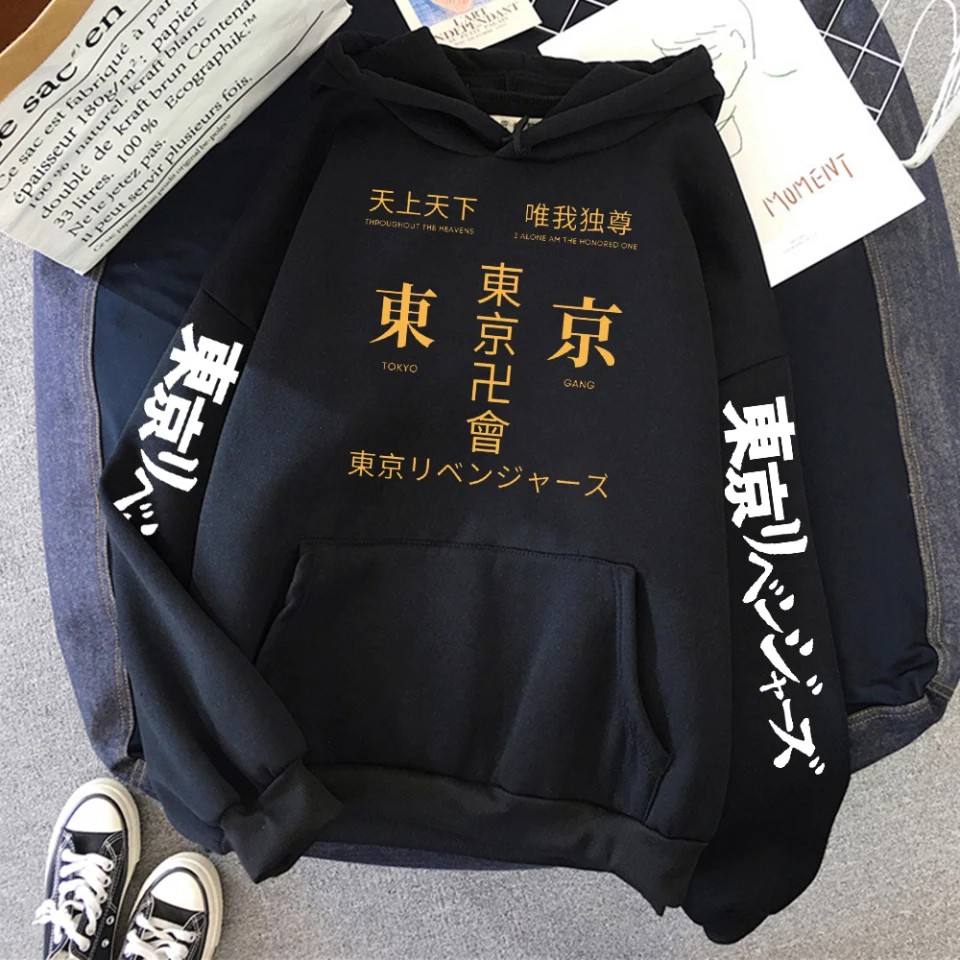 Hoodie Tokyo Manji Gang Big Size Ori Sweater Tokyo Revengers Mikey Anak Jaket Anime Tokyo Ghoul