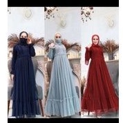 GAMIS TILE TUTU / GAMIS MUSLIM / MAXY DRESS / GAUN PESTA / GAUN KONDAGAN/ BISA SERAGAM BRIDESMAIDS