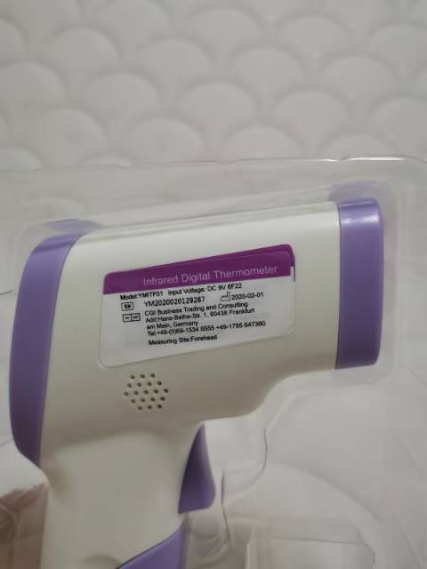 Thermometer infrared Gun - termometer digital virus corona suhu tubuhh