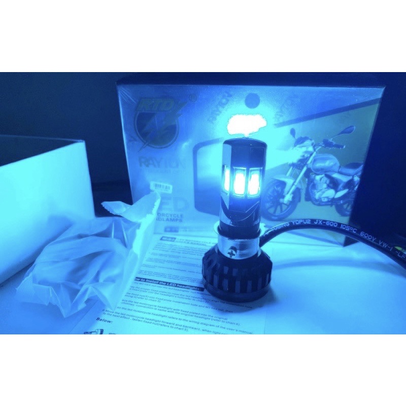 RTD RAYTONA 100% ORIGINAL LAMPU LED HID 6 MATA ICE BLUE M02E ICE BLUE