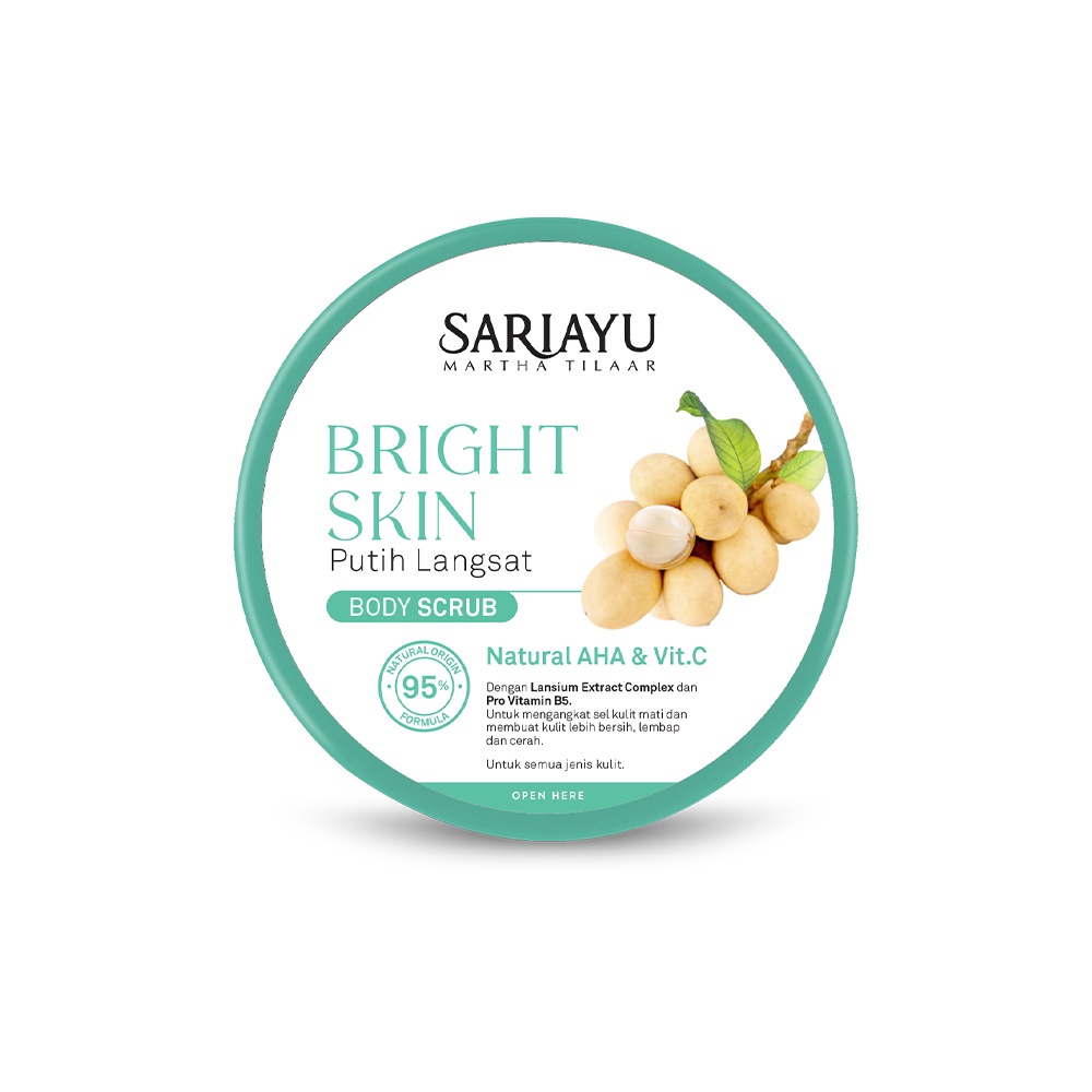 Sariayu Bright Skin Putih Langsat Body Scrub 175gr - JB