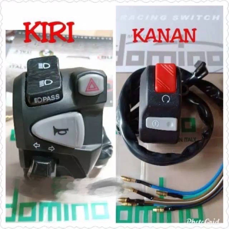 SAKLAR SET KIRI KANAN DOMINO MODEL KTC NMAX PCX VIXION UNIVERSAL