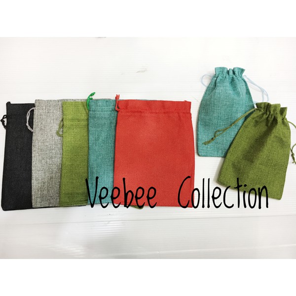 

tas kanvas 15x20cm/kantong sovenir 15x20cm/kantong goni hampers permen kopi