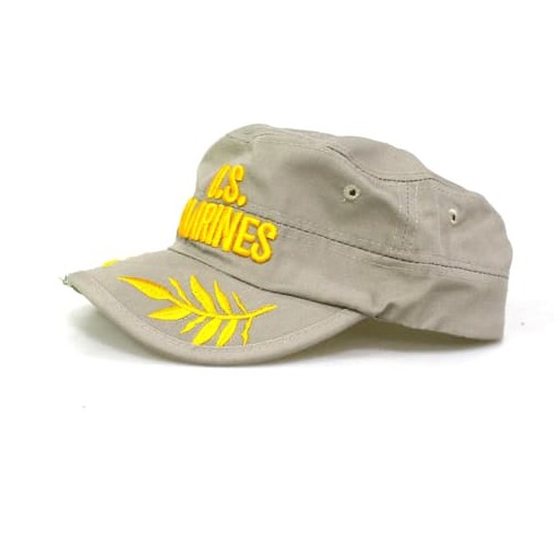 Super Murah! TOPI ARMY US MARINES COKELAT MILITRY HAT CAP OUTDOOR