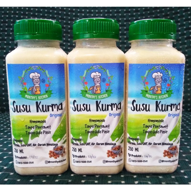 

Susu Kurma Monthy's Kitchen Rasa Original 250ml/Booster ASI