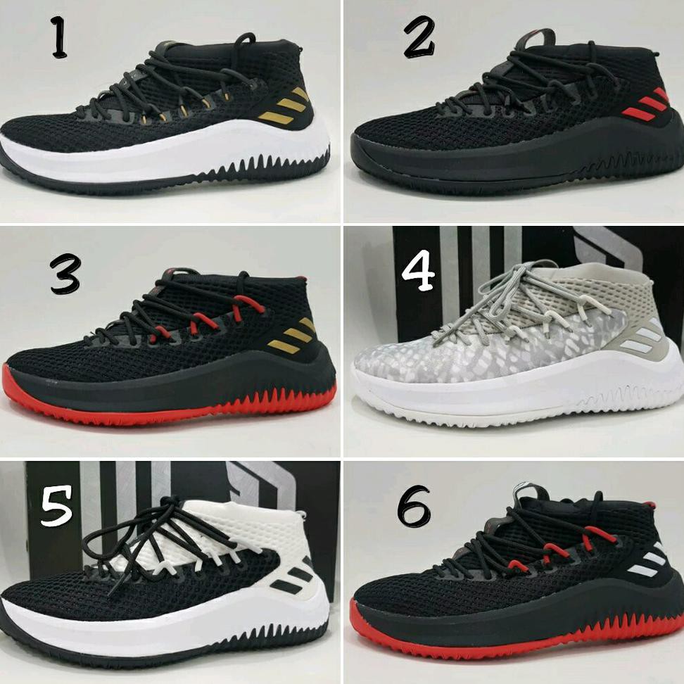 TERLARIS  Sepatu basket adidas dame 4 TERBARU