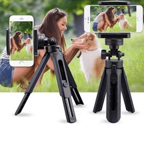 ANG Tripod Support Mini Phone Extendable + Holder U Penyangga HP Smartphone Kamera