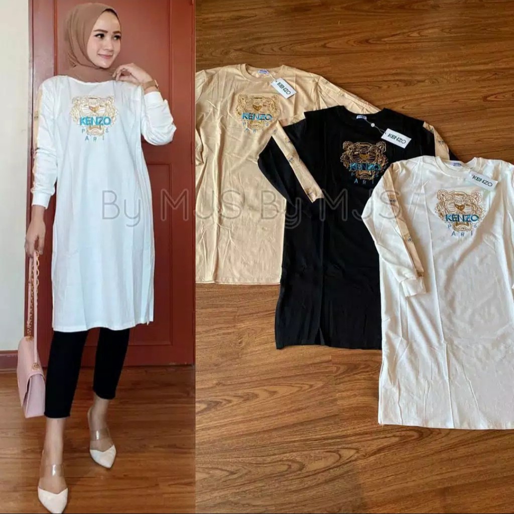 JUMBO TUNIK KENZO BORDIR KOREAN IMPORT XXL