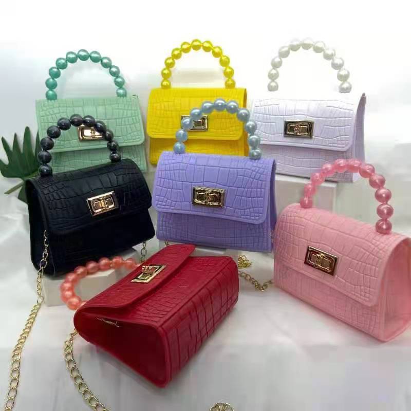 TAS TAS JELLY MUTIARA TAS PVC MUTIARA MINI KLY