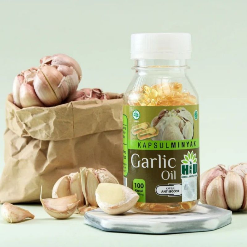 Garlic Bawang Putih 100 kapsul - HIU Garlic