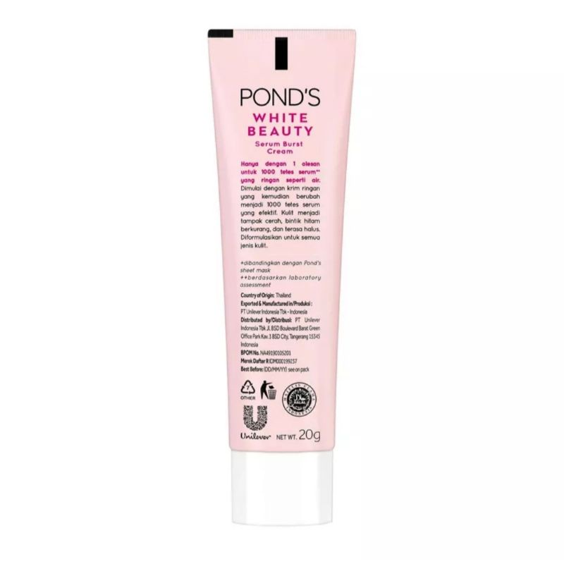 POND'S White Beauty Serum Burst Cream 20g