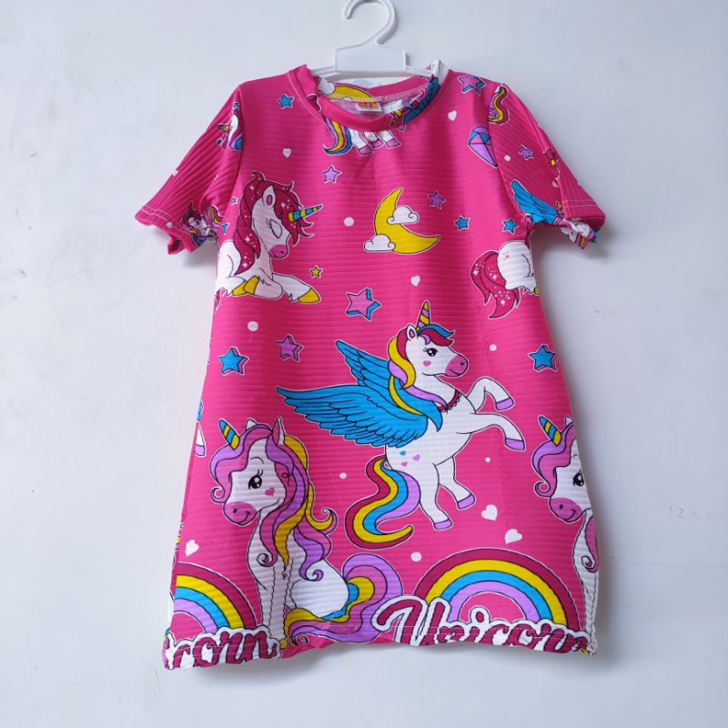 Dress Turun Naik Anak Kuda poni 1 2 3 4 5 6 7 8 9 10 gaun anak viral fatonah Shop baju anak cewek perempuan ( Turnaek KUDAPONI )