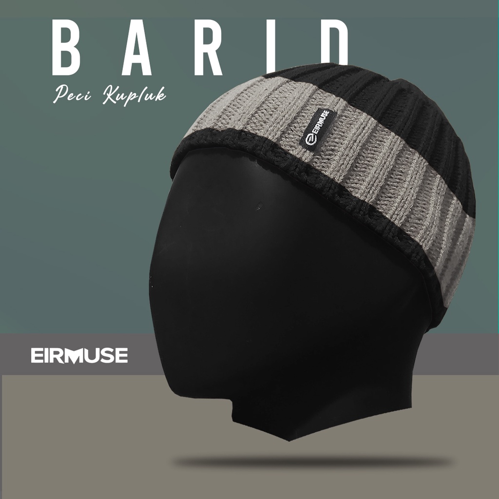 Topi Kupluk Sholat Short Beanie - Barid by Eirmuse