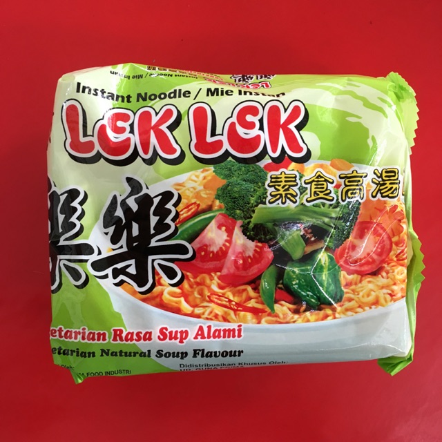 

MIE INSTAN VEGETARIAN LEK LEK
