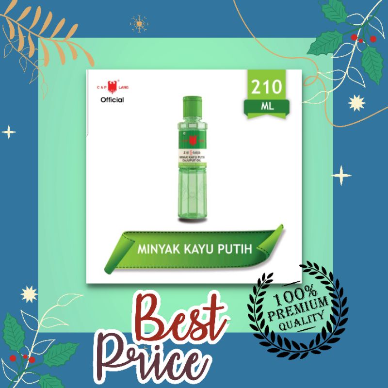 Minyak Kayu Putih Cap Lang, Minyak Kayu Putih Cap Lang 210 ml/Minyak Kayu Putih Cap Lang 210 ml/Miny