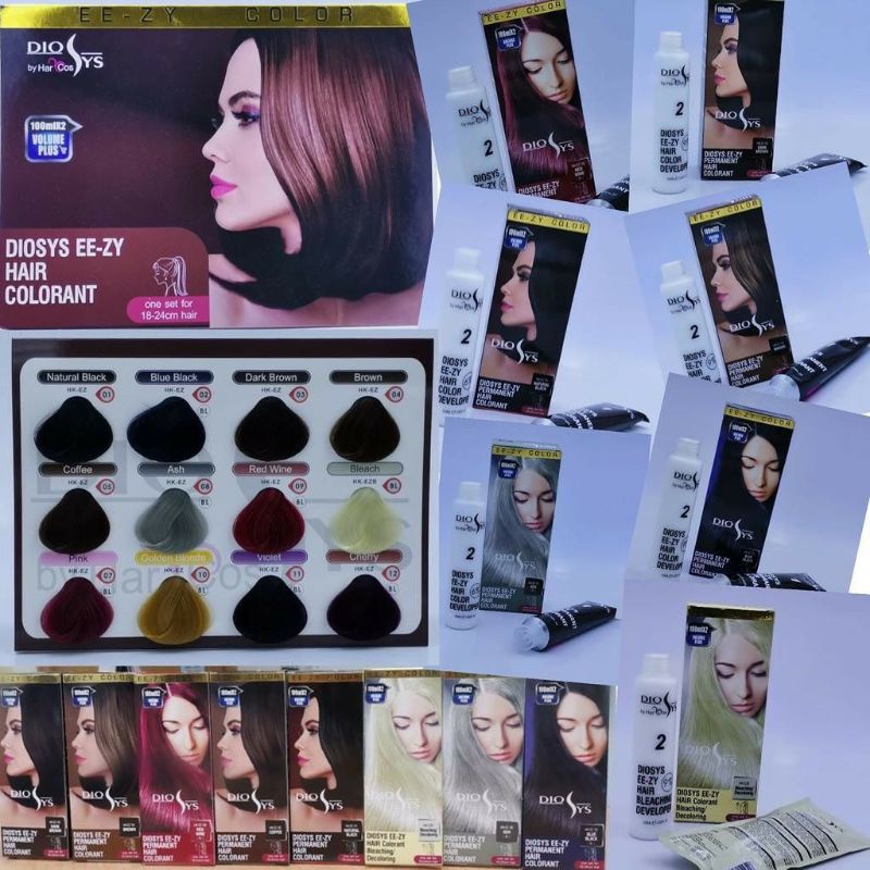 Diosys Permanent Hair Colorant/Diosys semir rambut