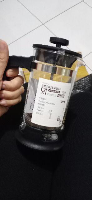 Coffee / Tea French Press 0.4 L, Peralatan Kopi Dan Teh Pembuat Kopi/ Teh Up1009