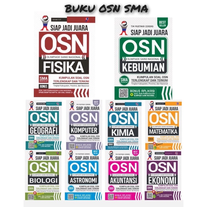 SIAP JADI JUARA OSN / BUKU OLIMPIADE SAINS NASIOANAL OSN SMA
