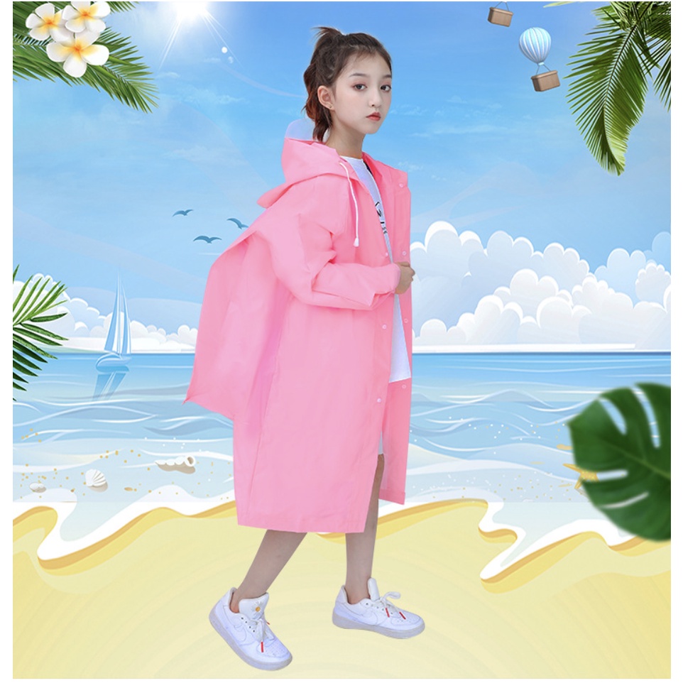 babyfit YIYI RAIN-1 baju hujan jas hujan raincoat dengan tempat tas anak cewek cowok import d28-yy