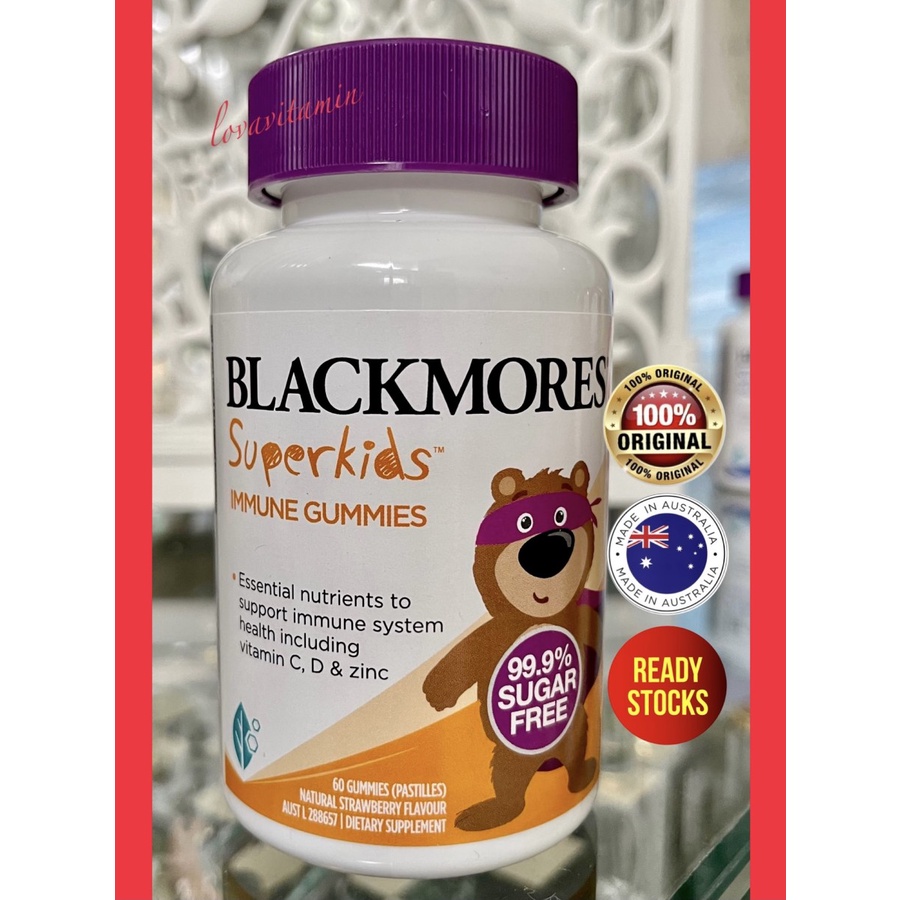 Blackmores Superkids Immune Gummies 60 Blackmore Vitamin Anak