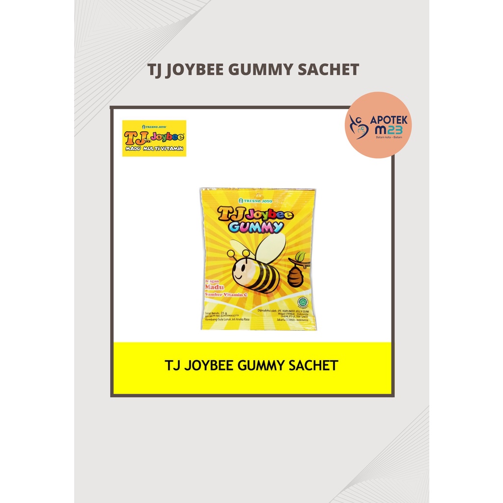 

TJ Joybee Gummy Permen Madu - 1 sachet 21gr