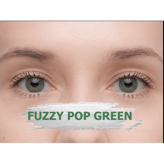 SOFTLENS EOS FUZZY POPGREEN ( MINUS )