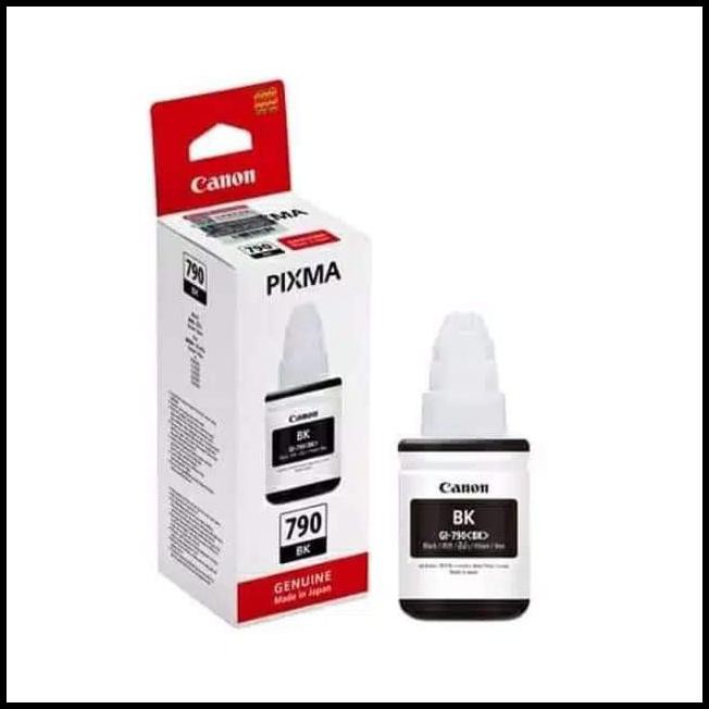Shazfa.10 | Tinta Printer Canon Gi-790 (Bk,C,Y,M) Original G1010/G2010/G3010/G4010 - Hitam