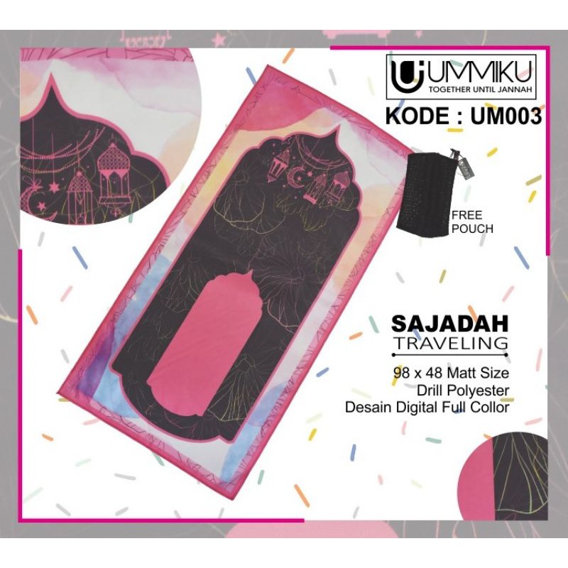 Sajadah Travel Ummiku seri Millenial