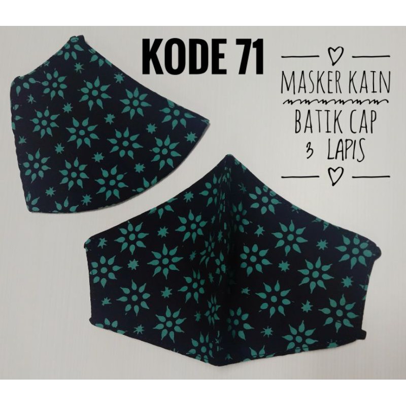 masker lucu / masker batik 3 lapis / masker kain 3 lapis / suvenir lucu