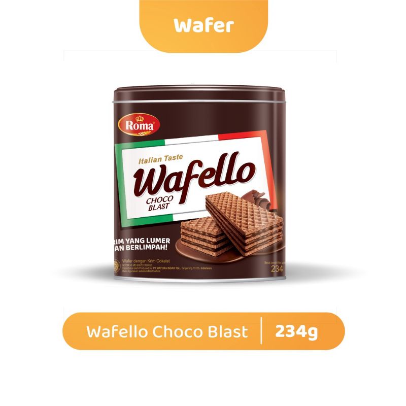 

Wafello Choco Blast Kaleng 234 Gr