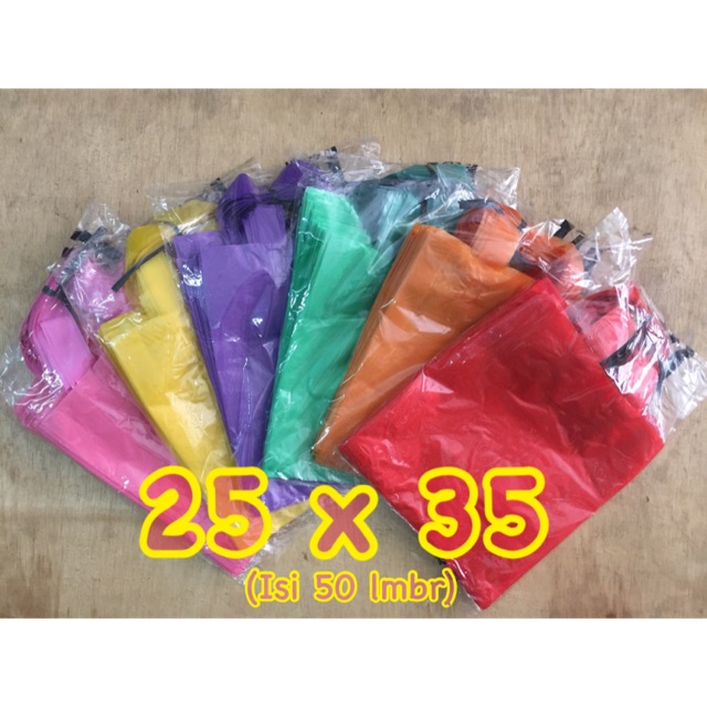

Kantong Plastik Softhandle Polos 25x35 / Soft Handle Polos